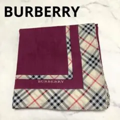 BURBERRY バーバリー ノバチェック柄 大判ハンカチ