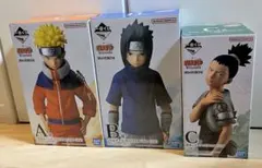 NARUTO 一番くじ　中忍試験編　ナルト・サスケ・シカマル