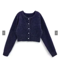 ラメシャギーニットカーディガン［mh30］GRL グレイル