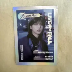 Xdinary Heroes　JunHan　トレカ　LIVE and FALL
