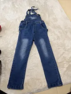 デニムフリルオーバーオール 100cm~