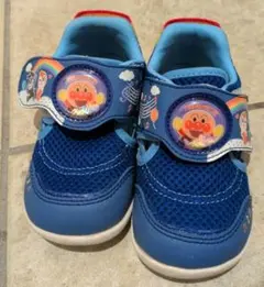 アンパンマン ベビーシューズ 青14cm