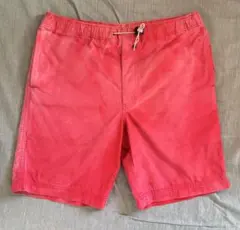 90s 00s old uniqlo 赤色ショートパンツ サンフェード