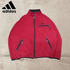 vintage90sOLDadidasフルジップフリース赤激レア