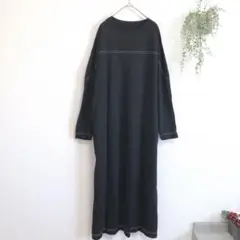 アルマデザイン 長袖カットソーワンピース シンプル カジュアル ベーシック 無地