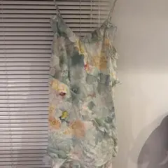 キャミワンピース 花柄