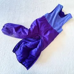 コロンビア　子ども用　スキー　スノーボード　雪遊び　スノーウェア　パープル　ビブ