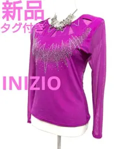 社交ダンス練習着パーティ。INIZIO新品タグ付き未使用トップスドレスのサムネイル