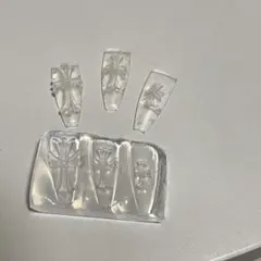 シリコンモールド　クロムパーツ　3種