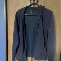 ユニクロ　エアリズム　UVカットフルジップパーカー　ネイビー