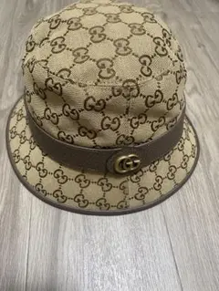 正規品GUCCI GGキャンバス フェドラハット グッチ キッズ〔チルドレンズ〕オリジナルGG フェドラハット