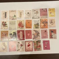 切手風シール おすそ分け