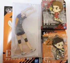 ハイキュー 一番くじ 月島蛍 アクスタ セット