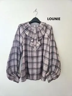 【新品】LOUINIE チェックフリルブラウスのサムネイル