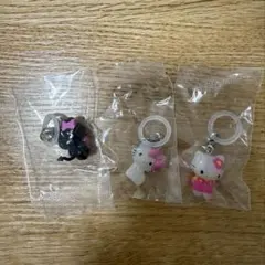 めじるしアクセサリー ハローキティ 小悪魔 お花 チャーミーキティ