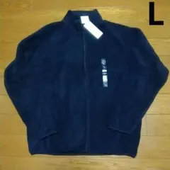 ユニクロ フリースジャケット L ネイビー 紺色