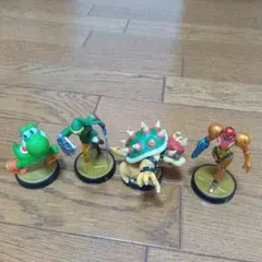 アミーボ　ゲームキャラクター フィギュアセット4体　amiibo　スマブラ