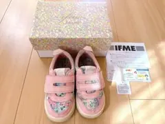 IFME スニーカー ピンク 17cm