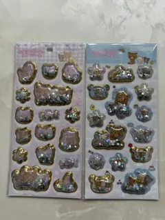 キラッとぷくぷくエアーシール　リラックマ　2種類セット