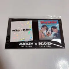 ディズニー　キンプリ　缶バッジ　白　ポップアップ