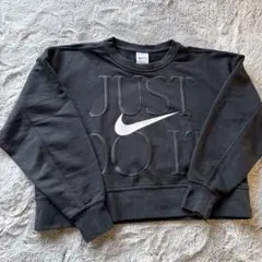 Nike DRI-FIT クロップドスウェット S ブラック