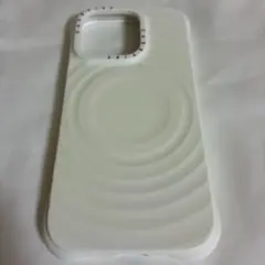 casetify iPhone15pro シリコン ウェーブ （white）