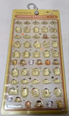 サンリオ　ポムポムプリン　ボンボンドロップシール　ミニ