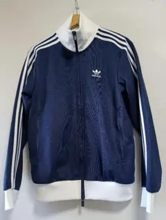 adidas ベッケンバウアー ネイビー/白 L 美品