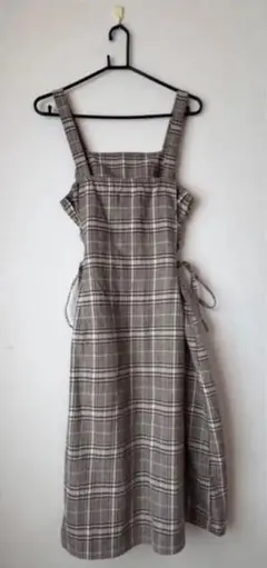 チェック柄 キャミワンピース Mサイズ