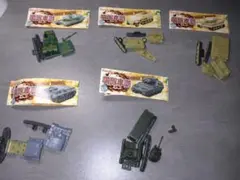 チョコエッグ　戦闘車両　5種セット