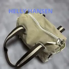 HELLY HANSEN ベージュ　ハンドバック