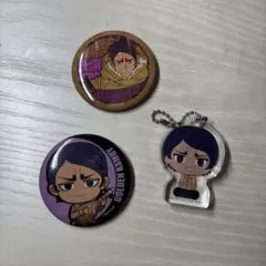 ゴールデンカムイ 鯉登音之進 缶バッジ・アクリルキーホルダーセット