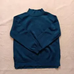 グローバルワーク　メルティニット　青緑