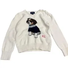 Polo Ralph Lauren 犬刺繍セーター 120サイズ 6歳