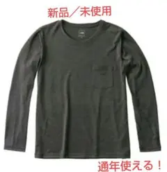 通年使える優れものノースフェイス：ポリエステル・メリノ混合 ポケットTシャツ
