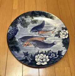 ☆館林 源右衛門 染錦波千鳥皿 - メルカリ
