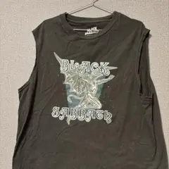 BLACK SABBATH ノースリーブ M ダークグレー