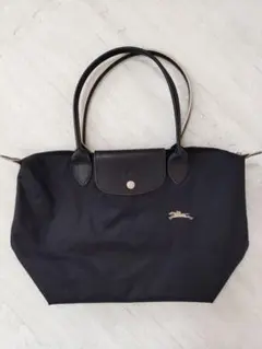 LONGCHAMP ル・プリアージュ Mサイズ　ブラック ショルダーバッグ