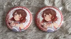 学園アイドルマスター 缶バッジ　バッジ　ローソン　コラボ　2点セット 花海佑芽