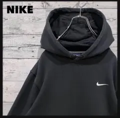 【人気】ナイキ 刺繍 スウッシュ ワンポイント ロゴ パーカー