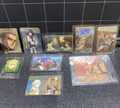 進撃の巨人　クリアカード　シール　限定コースター　まとめ売り