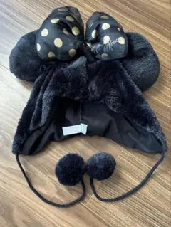 ★専用★ディズニーリゾート ミニーちゃん ファンキャップ　ドットリボン