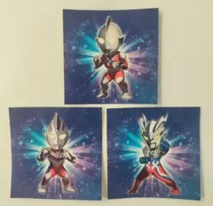 ウルトラマン パズルシュワッチ 特典 ステッカー　ウルサマ 2025 3枚セット