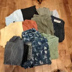 多色コットンパンツセット 130〜140cm