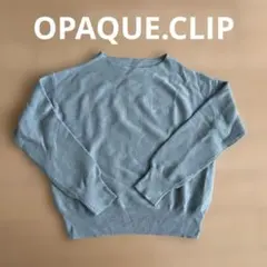 OPAQUE.CLIP グリーンセーター Sサイズ