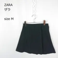 【ザラ】 TRAFALUC ミニスカート フレア ブラック アシメ ガーリー