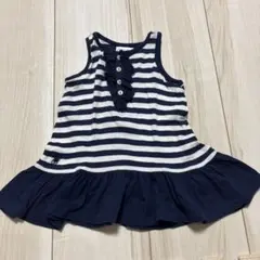 ラルフローレン　ポロのストライプワンピース6M