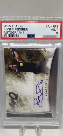 2015 Leaf Q Roger Federer 直筆サインカード PSA9 2015 Leaf Q Roger Federer 直筆サインカード PSA9 - メルカリ