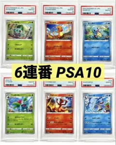PSA10連番 フシギダネ ヒトカゲ ゼニガメ カメール リザード フシギソウ 連番PSA10】フシギダネ ヒトカゲ ゼニガメ リザード カメール