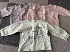 長袖Tシャツ　まとめ売り　90 女の子　保育園着